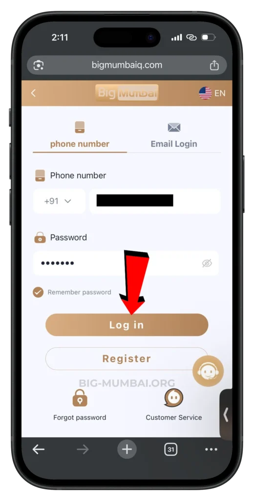 Big-mumbai-login
