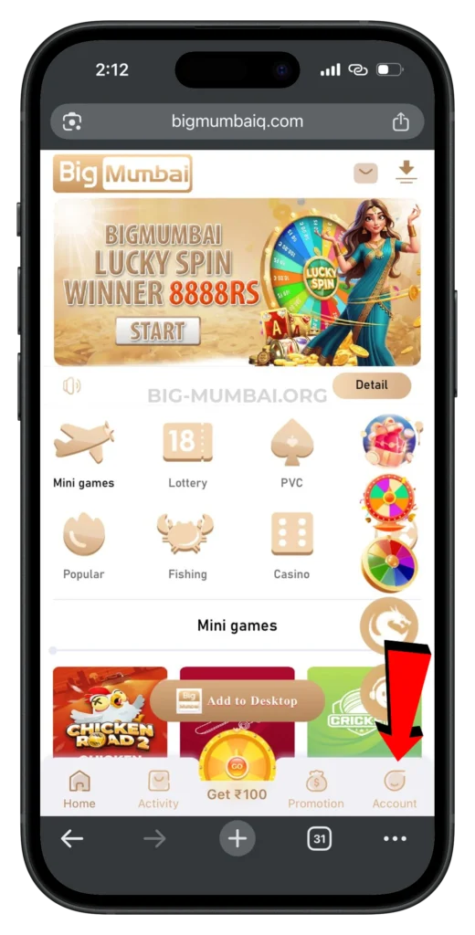 big-mumbai-account